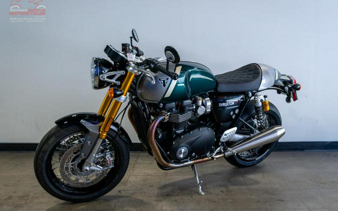 2023 Triumph Thruxton RS Competition Green / Silver Ice