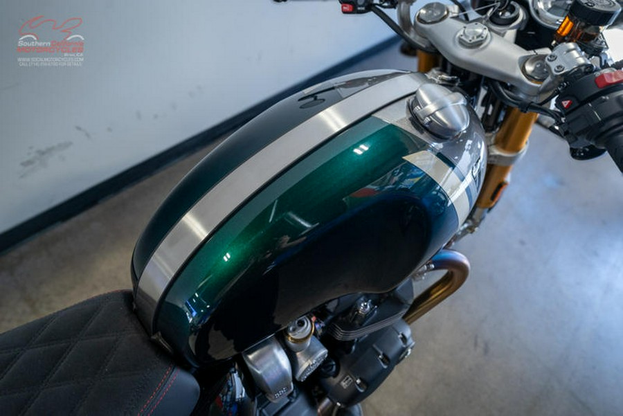 2023 Triumph Thruxton RS Competition Green / Silver Ice