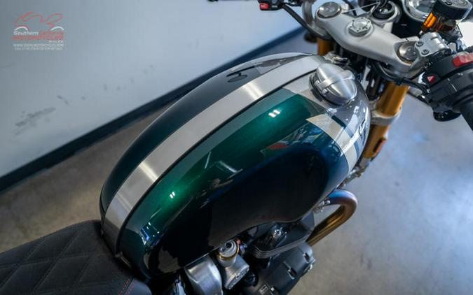 2023 Triumph Thruxton RS Competition Green / Silver Ice