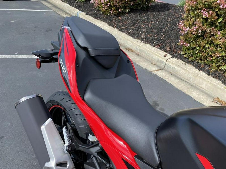 2024 Kawasaki Ninja® 500 ABS Passion Red/Metallic Flat Spark Black