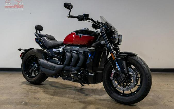 2025 Triumph Rocket 3 Storm GT Sapphire Black/Carnival Red