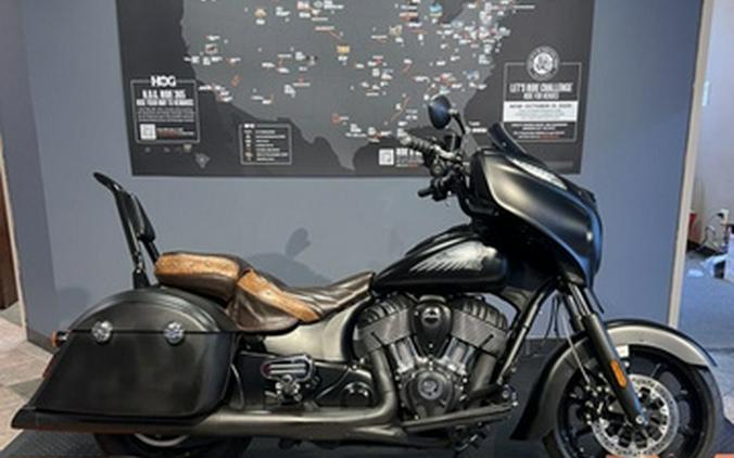 2018 Indian Chieftain Dark Horse ABS Thunder Black Smoke