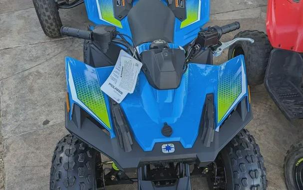 New 2024 POLARIS OUTLAW 70 EFI VELOCITY BLUE AND LIFTED LIME