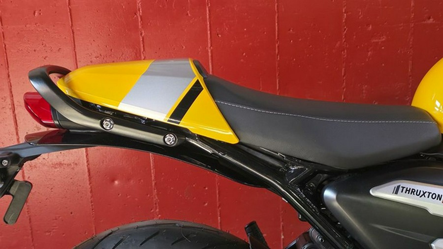 2026 Triumph Thruxton 400 Metallic Racing Yellow / Aluminium Silver