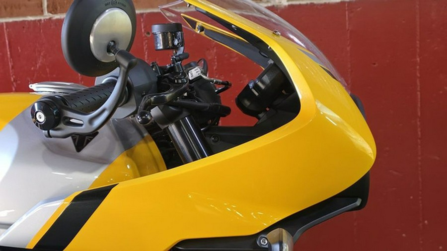 2026 Triumph Thruxton 400 Metallic Racing Yellow / Aluminium Silver