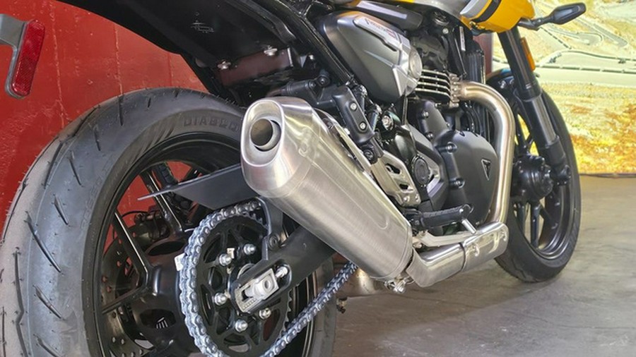 2026 Triumph Thruxton 400 Metallic Racing Yellow / Aluminium Silver