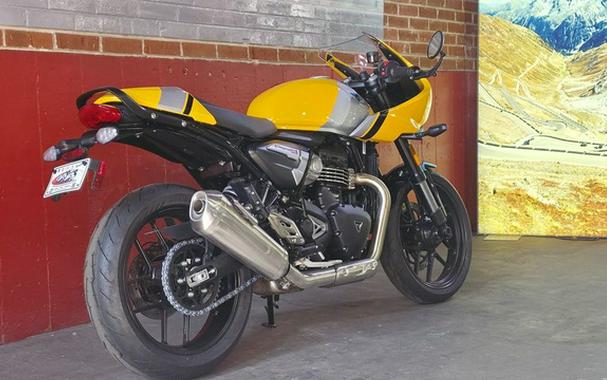 2026 Triumph Thruxton 400 Metallic Racing Yellow / Aluminium Silver