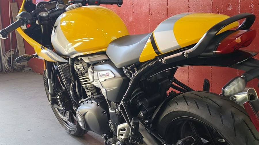 2026 Triumph Thruxton 400 Metallic Racing Yellow / Aluminium Silver