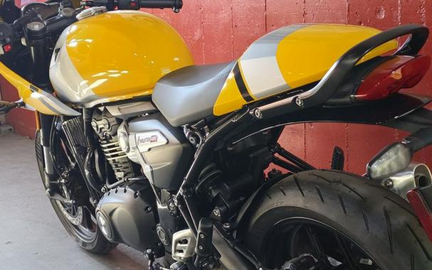 2026 Triumph Thruxton 400 Metallic Racing Yellow / Aluminium Silver