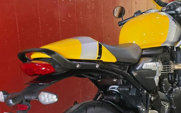 2026 Triumph Thruxton 400 Metallic Racing Yellow / Aluminium Silver