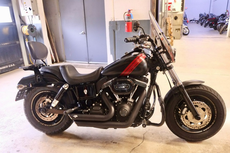 2017 FXDB Dyna Fat Bob 103 in Black Denim