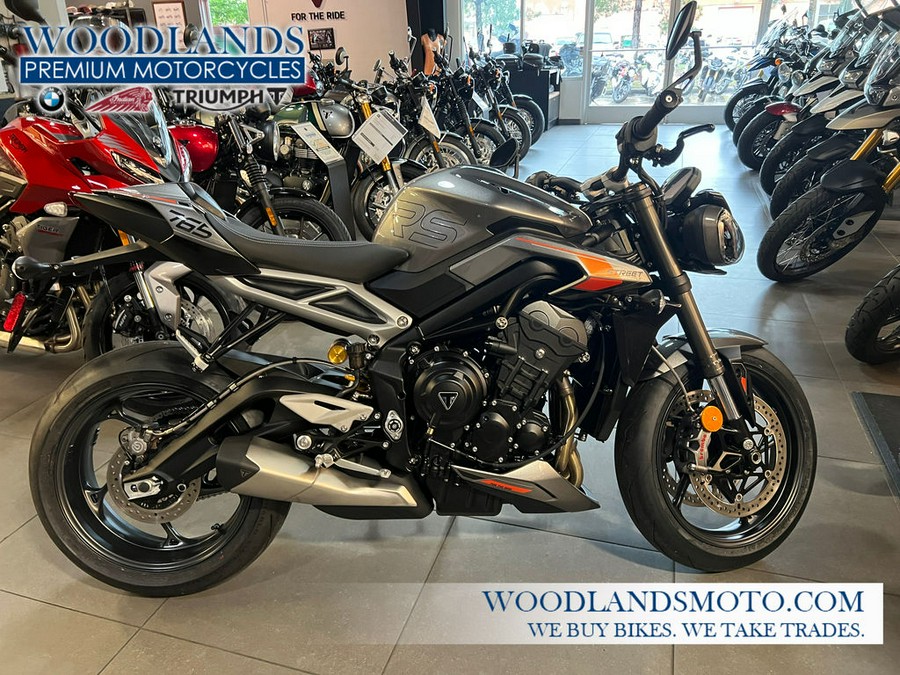 2024 Triumph Street Triple 765 RS Silver Ice