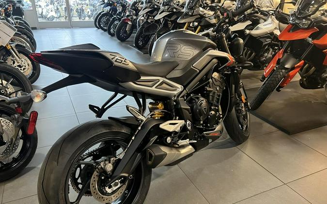 2024 Triumph Street Triple 765 RS Silver Ice