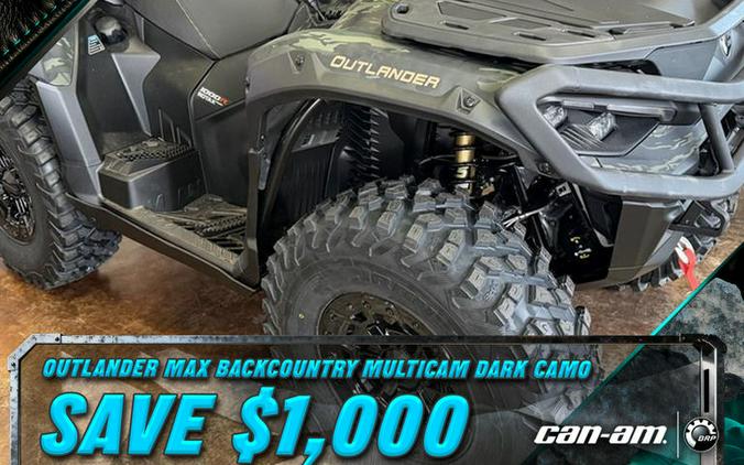 2026 Can-Am® Outlander MAX Backcountry Multicam Dark Camo