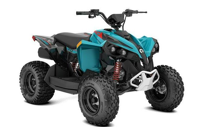 2024 Can-Am Renegade 70 EFI Gray & Yellow / Blue & Black