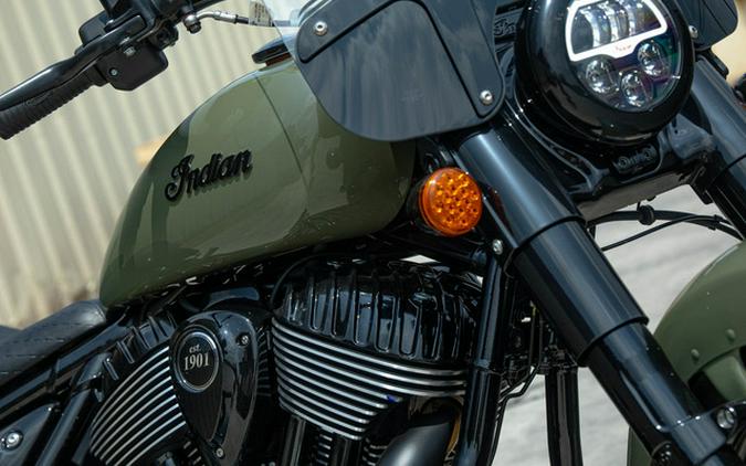 2025 Indian Super Chief Dark Horse Moss Green