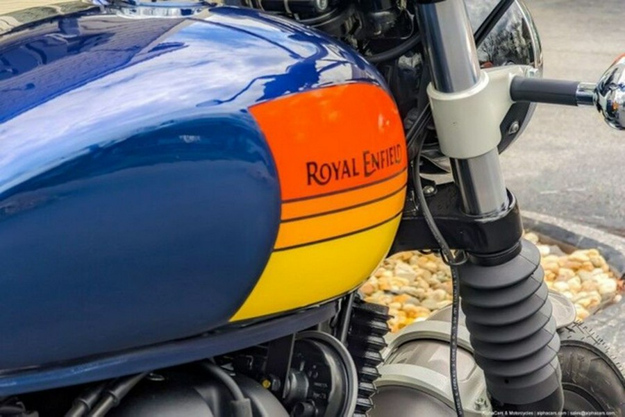 2024 Royal Enfield Twins INT650 Barcelona Blue