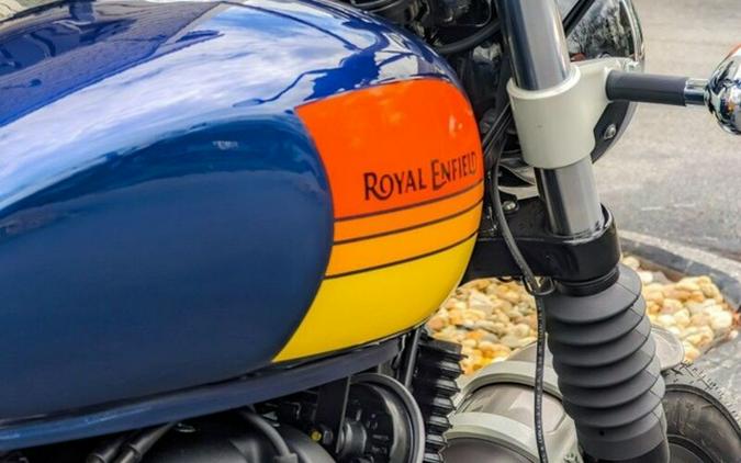 2024 Royal Enfield Twins INT650 Barcelona Blue