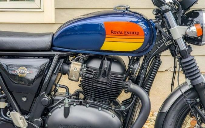 2024 Royal Enfield Twins INT650 Barcelona Blue