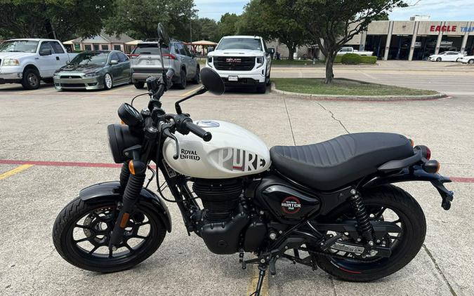 2023 Royal Enfield Hunter 350 Dapper White