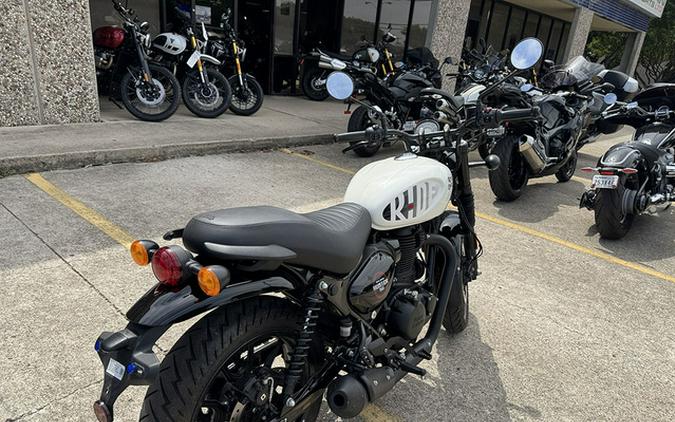 2023 Royal Enfield Hunter 350 Dapper White