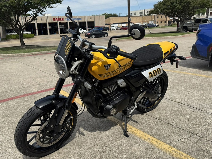 2026 Triumph Tracker 400 Racing Yellow