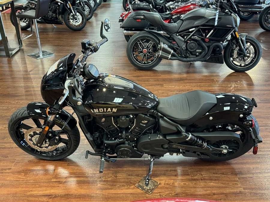 2025 Indian Motorcycle® Sport Scout® Limited +Tech Black Metallic