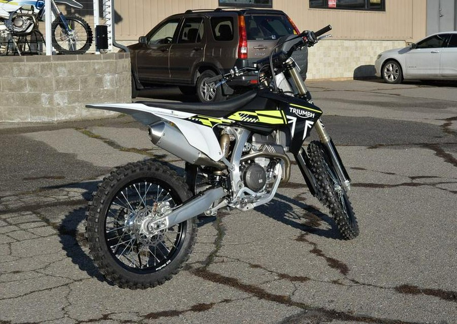 2025 Triumph TF 250-X Jet Black/Pure White