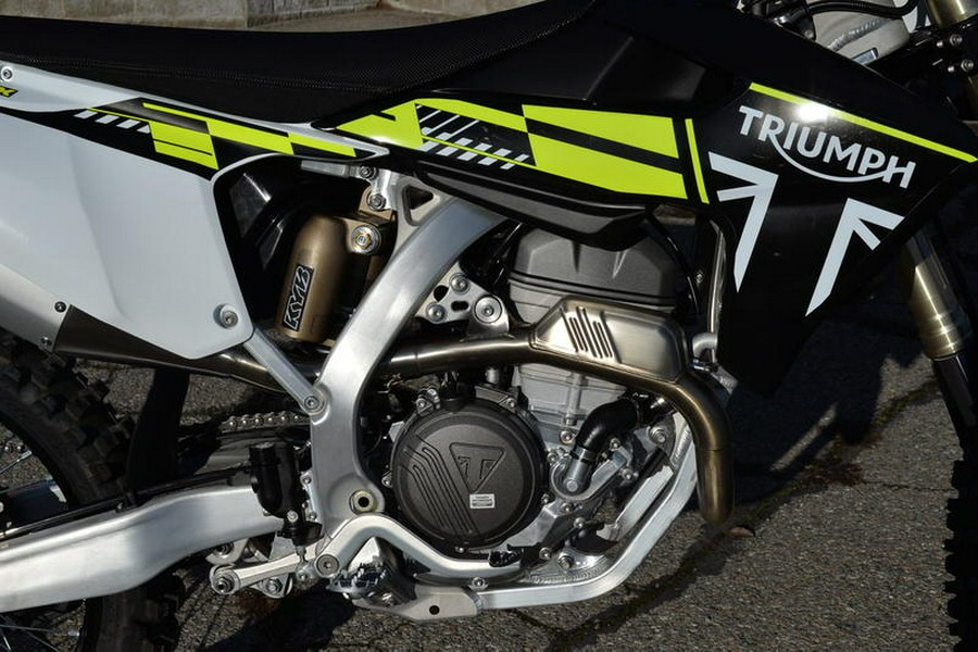 2025 Triumph TF 250-X Jet Black/Pure White