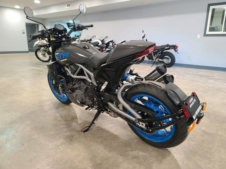 2024 Indian FTR Sport Granite Gray/Blue