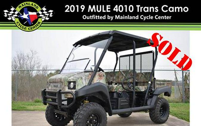 2019 Kawasaki Mule 4010 Trans4x4 Camo