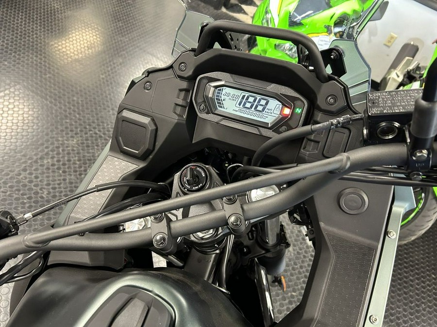 2025 Kawasaki KLR®650 Metallic Matte Old School Green ABS