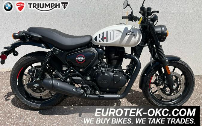 2023 Royal Enfield Hunter 350 Dapper White