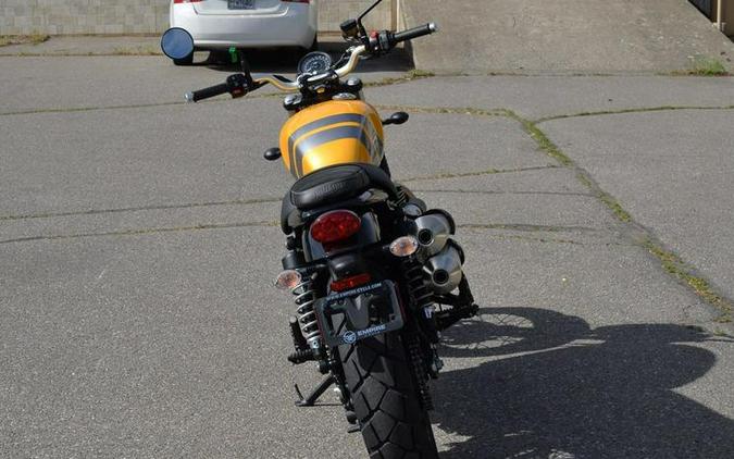 2024 Triumph Scrambler 900 Cosmic Yellow/Graphite