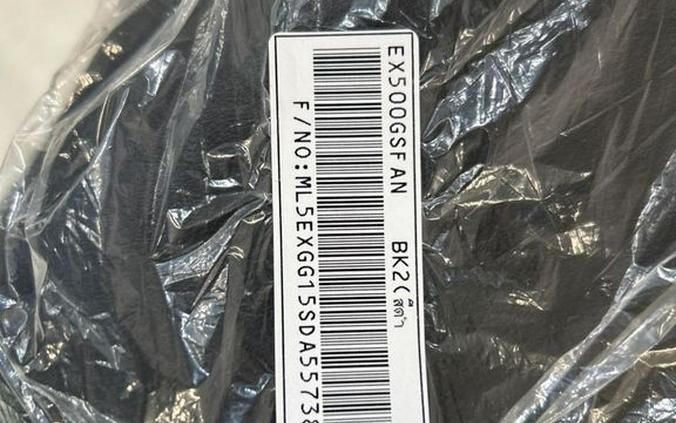 2025 Kawasaki NINJA 500 ABS METALLIC BLACK/ MOONDUST GREY