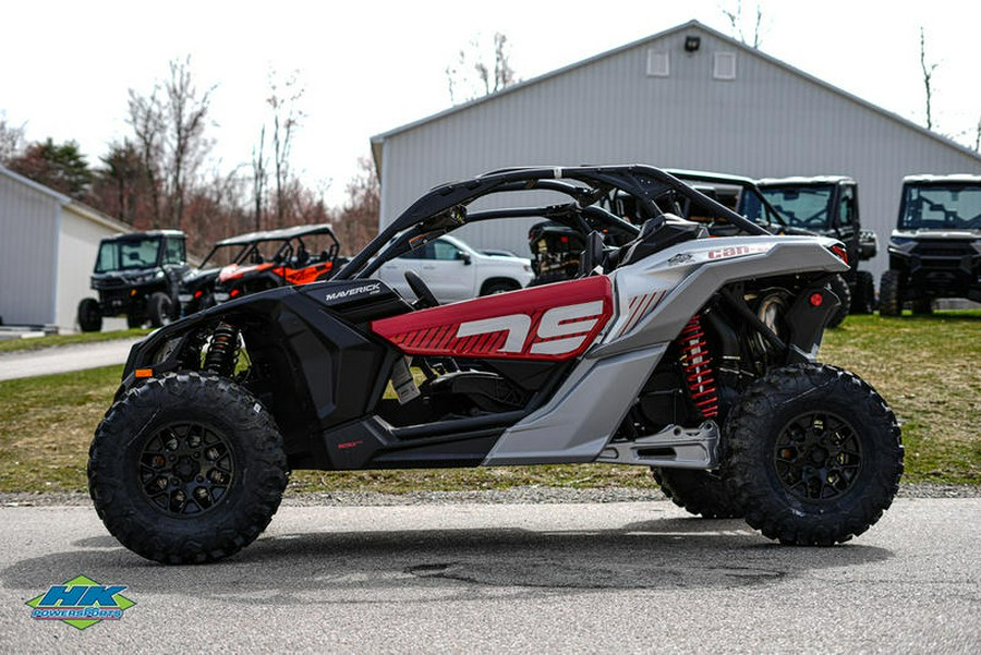 2024 Can-Am® Maverick X3 DS Turbo Fiery Red & Hyper Silver