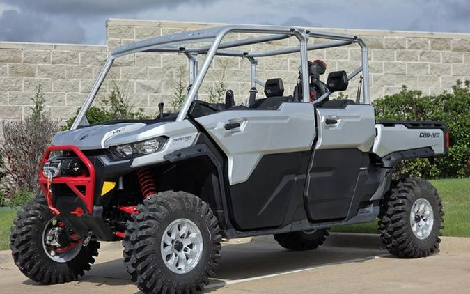2025 Can-Am Defender MAX X Mr With Half-Doors HD10 Hyper Silver & Legion Red