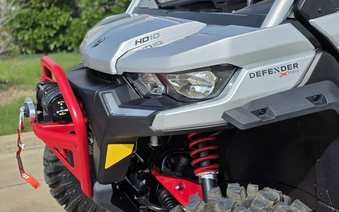 2025 Can-Am Defender MAX X Mr With Half-Doors HD10 Hyper Silver & Legion Red