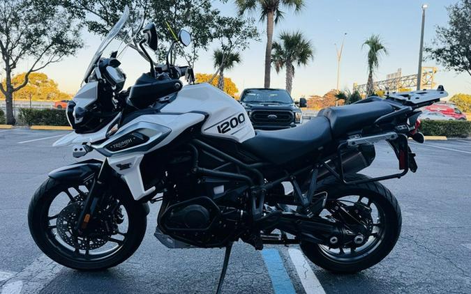 2019 Triumph Tiger 1200 Xrx Low Crystal White