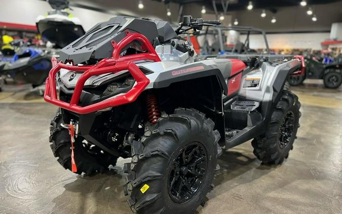 2024 Can-Am Outlander X mr 1000R Hyper Silver & Legion Red