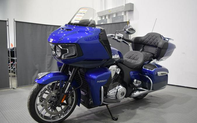 2024 Indian Motorcycle® Pursuit® Limited® with PowerBand Audio Package Spirit Blue Metallic