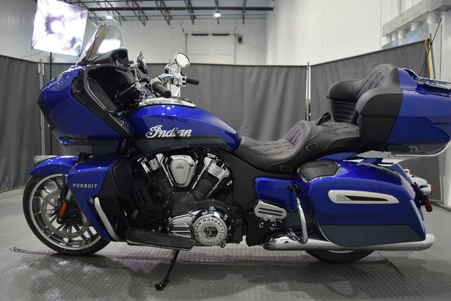 2024 Indian Motorcycle® Pursuit® Limited® with PowerBand Audio Package Spirit Blue Metallic