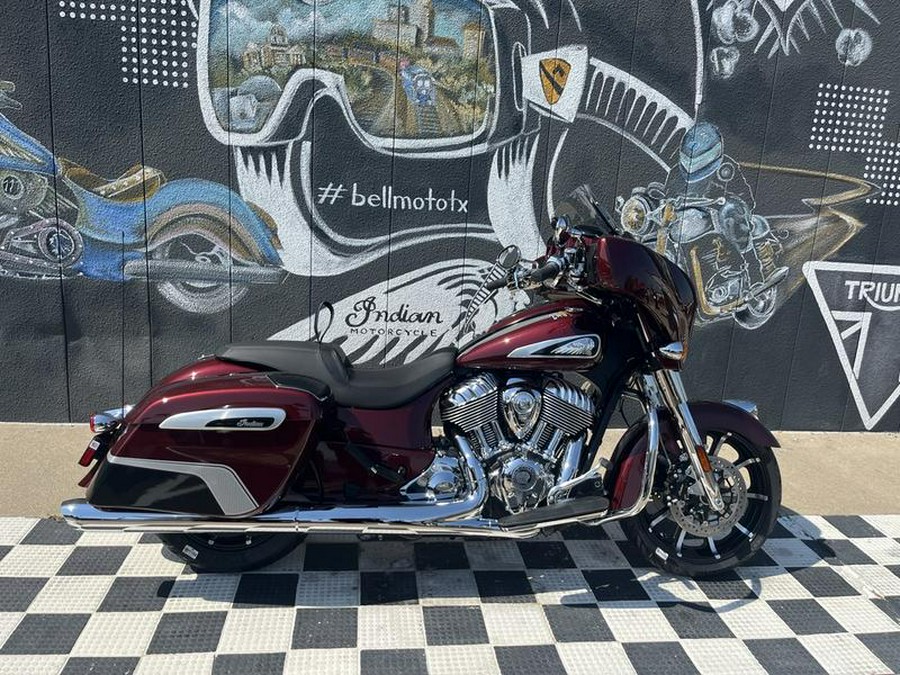 2024 Indian Motorcycle® Chieftain® Limited with Powerband Audio Package Maroon Metallic/Graphics