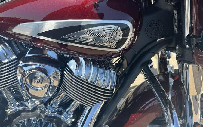 2024 Indian Motorcycle® Chieftain® Limited with Powerband Audio Package Maroon Metallic/Graphics