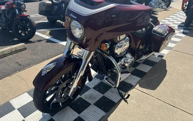 2024 Indian Motorcycle® Chieftain® Limited with Powerband Audio Package Maroon Metallic/Graphics