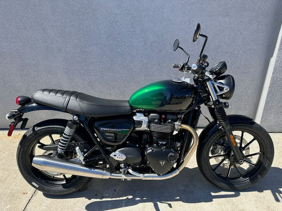 2024 Triumph Speed Twin 900 Competition GreenPhantom Black