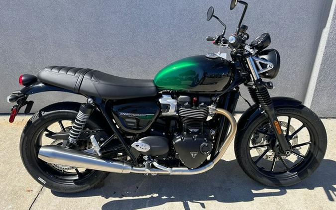 2024 Triumph Speed Twin 900 Competition GreenPhantom Black