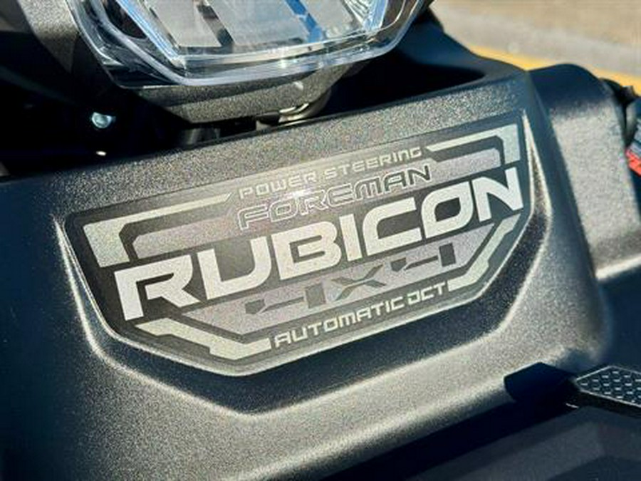 2026 Honda FourTrax Foreman Rubicon 4x4 Automatic DCT EPS Deluxe