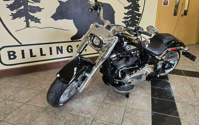 2026 Harley-Davidson® Fat Boy® Vivid Black Chrome Trim