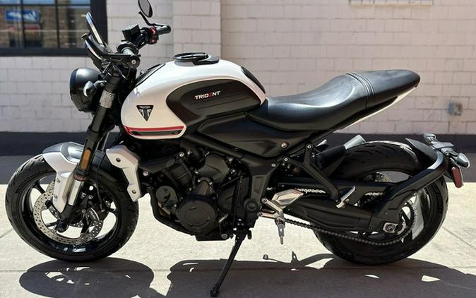 2022 Triumph Trident 660 Crystal White